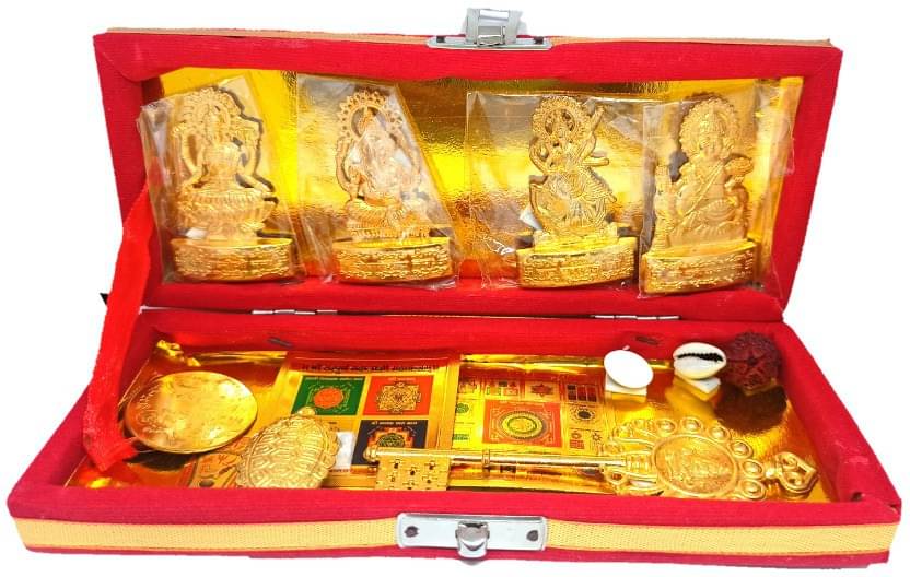     			Shri Astha Vinayak Silverplated Yantra