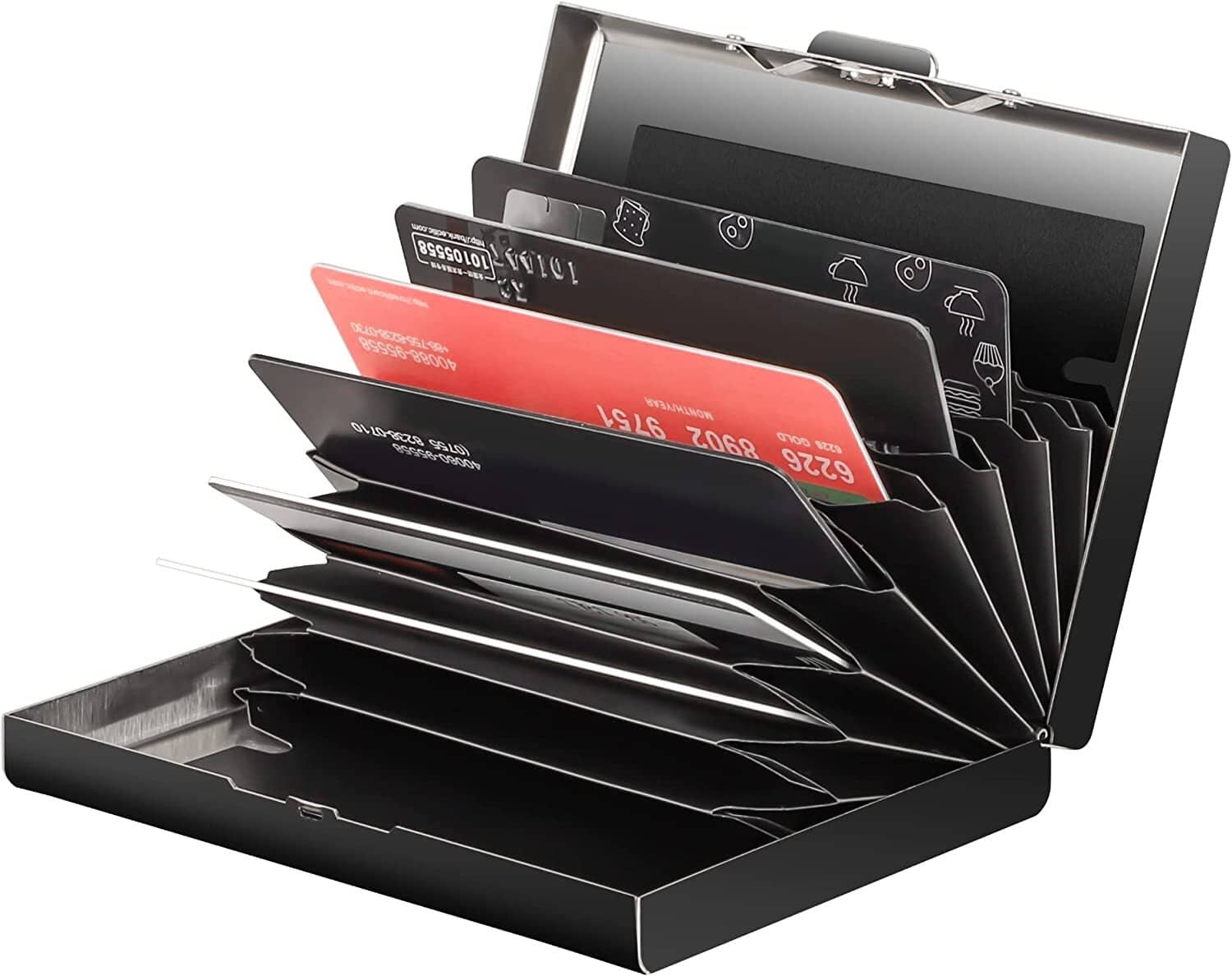 Stealodeal Steel Card Holder ( Pack 1 )