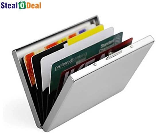 Stealodeal Steel Card Holder ( Pack 1 )