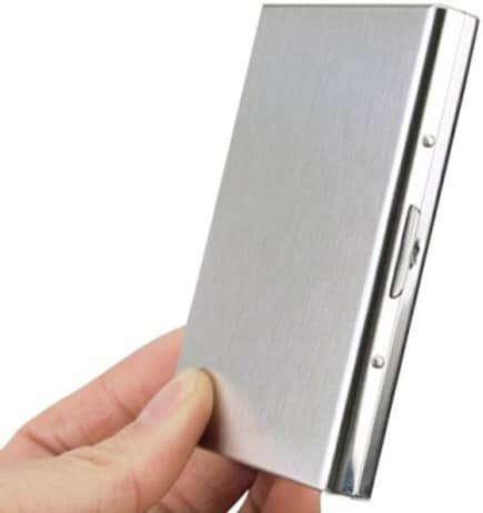 Stealodeal Steel Card Holder ( Pack 1 )