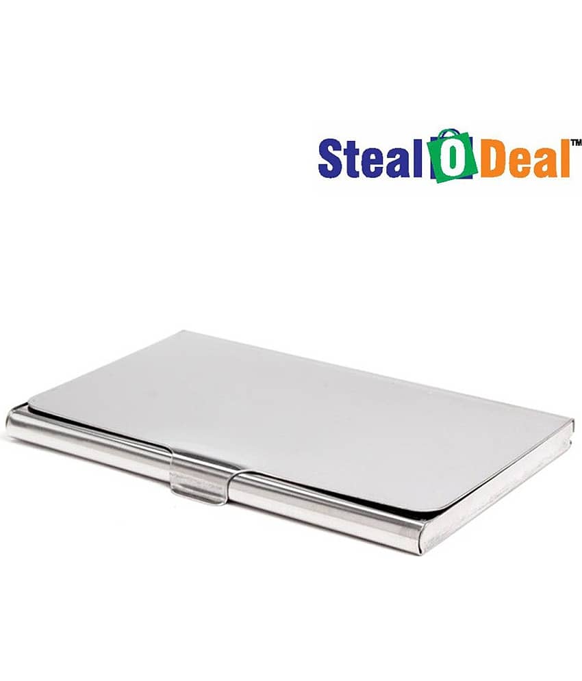 Stealodeal Steel Card Holder ( Pack 1 ) - Stationery | Buy online on ZillyBuy