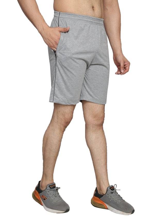     			TF Grey Cotton Blend Men's Shorts ( Pack of 1 )