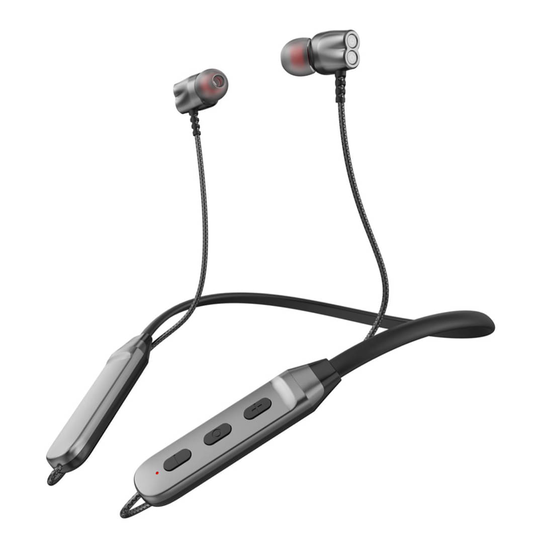 TecSox Pulse200 Bluetooth Neckband | 20H Playtime | Deep Bass | Black TecSox Pulse200 Bluetooth Neckband | 20H Playtime | Deep Bass | Black