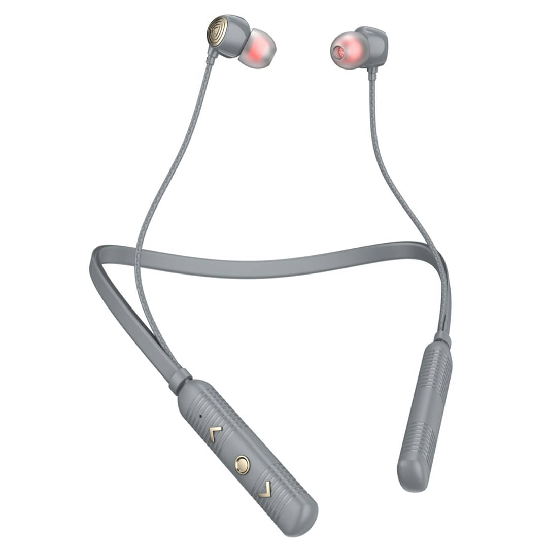 TecSox Blaze100 In-Ear Bluetooth Earphones | Powerful Bass | Gray     			TecSox Blaze100 In-Ear Bluetooth Earphones | Powerful Bass | Gray