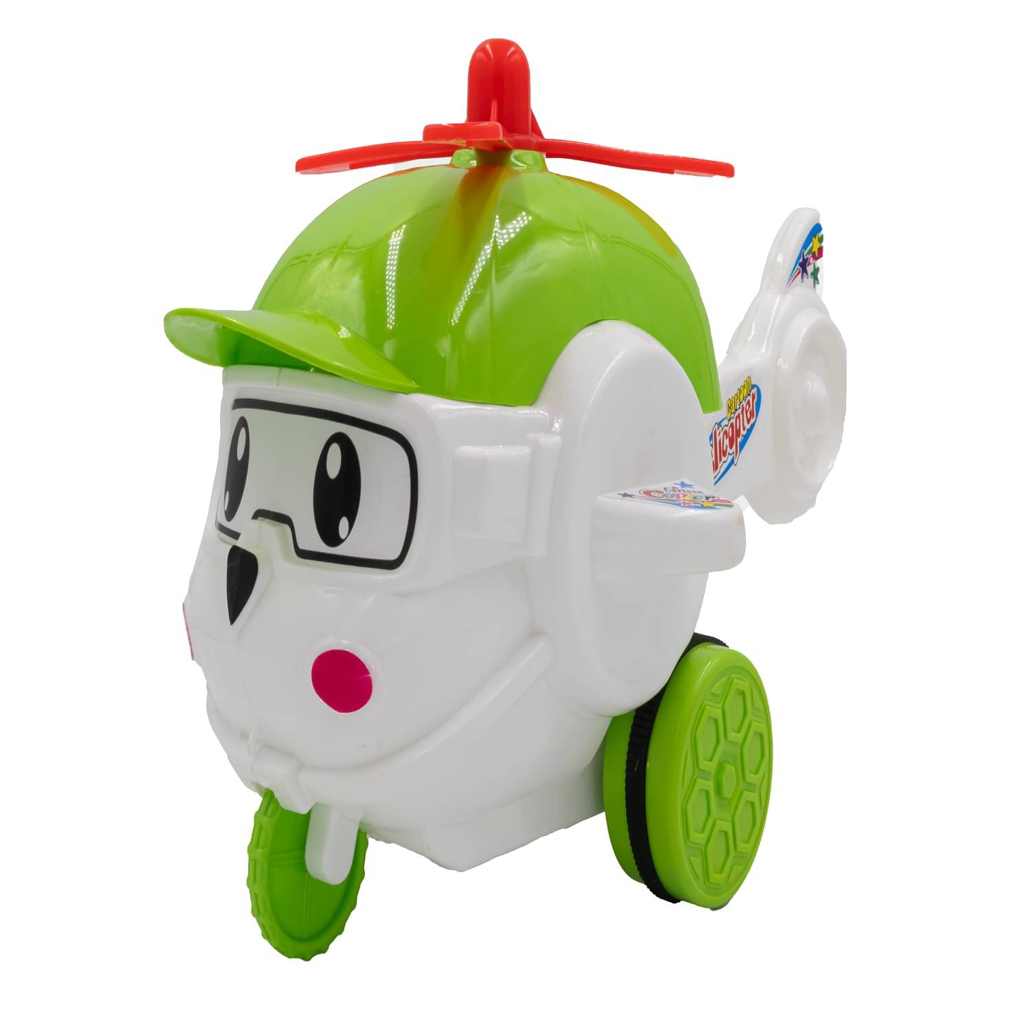     			Toybharat Cartoon Helicopter |Green |Friction Power Toys| Toy Gift
