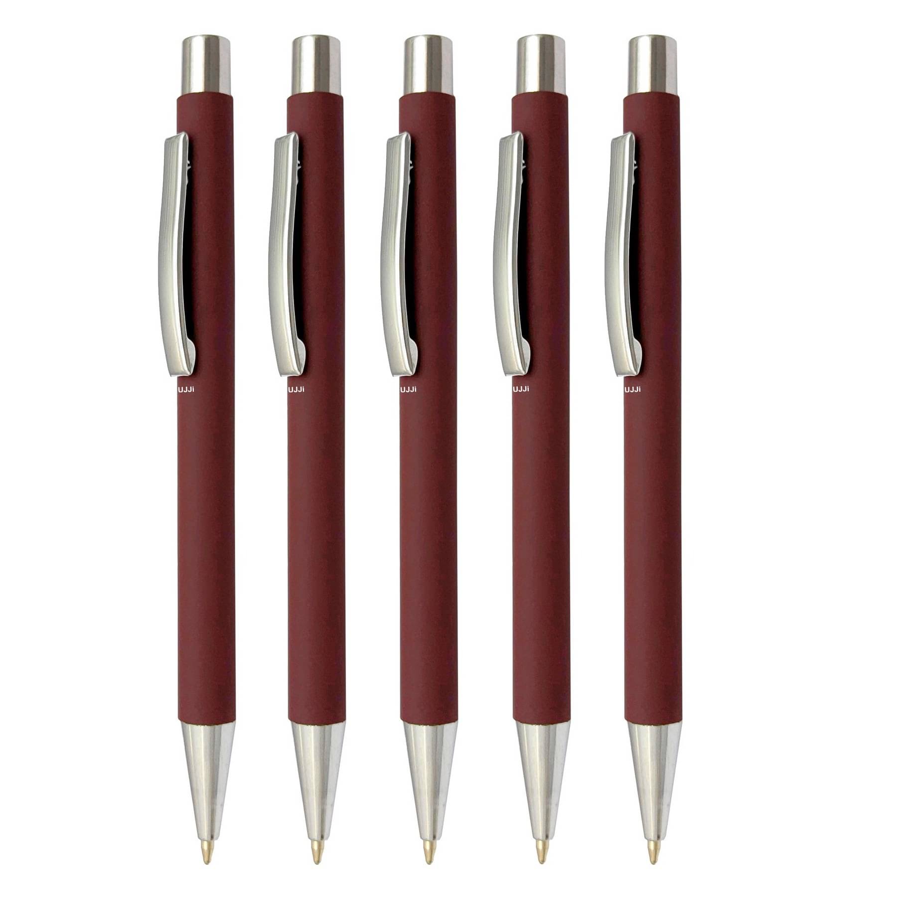 UJJi Grey Color Pen in Matte Finish Pack of 5 Ball Pen UJJi Grey Color Pen in Matte Finish Pack of 5 Ball Pen