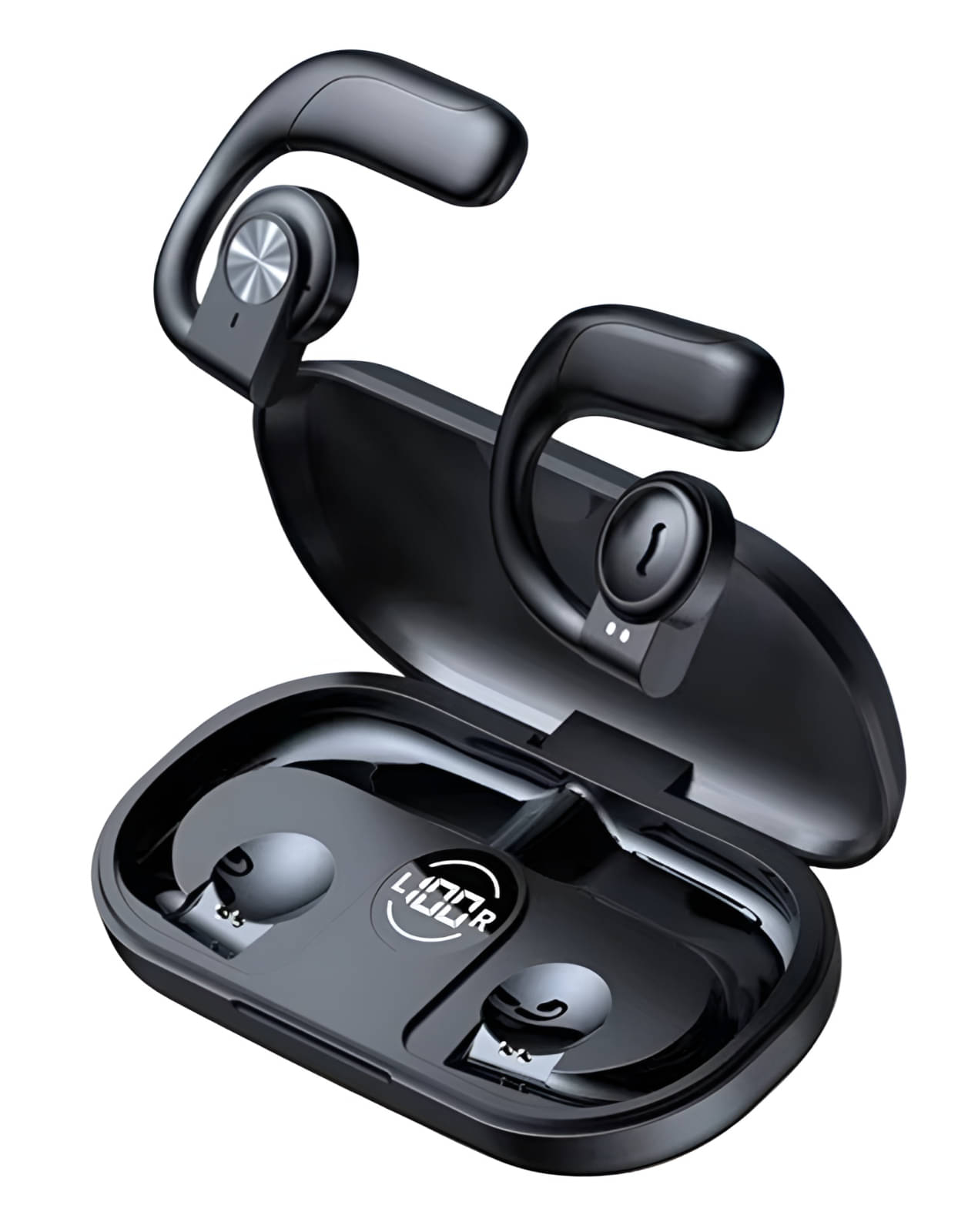 VERONIC GT03 OWS OPEN EAR Bluetooth True Wireless (TWS) In Ear 48 Hours Playback Comfirtable in ear fit IPX4(Splash & Sweat Proof) Black VERONIC GT03 OWS OPEN EAR Bluetooth True Wireless (TWS) In Ear 48 Hours Playback Comfirtable in ear fit IPX4(Splash & Sweat Proof) Black