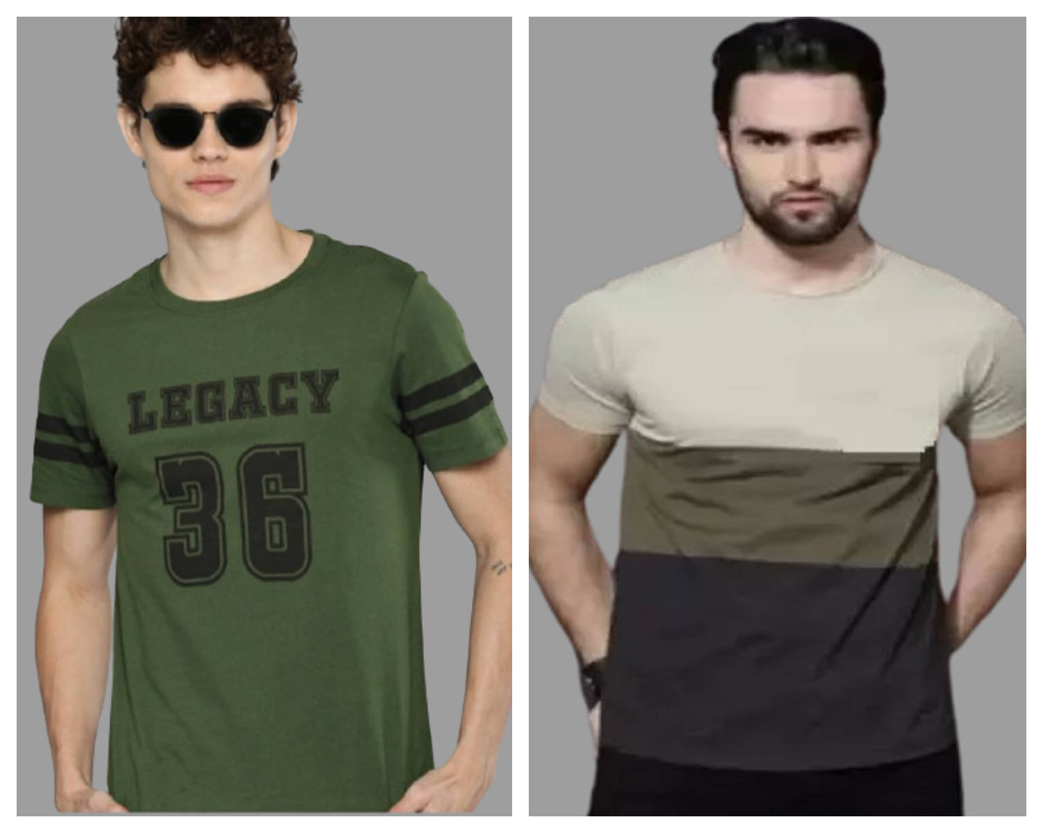 attitude start of fashion Polyester Regular Fit Printed Half Sleeves Men's Round T-Shirt - Olive ( Pack of 2 ) attitude start of fashion Polyester Regular Fit Printed Half Sleeves Men's Round T-Shirt - Olive ( Pack of 2 )