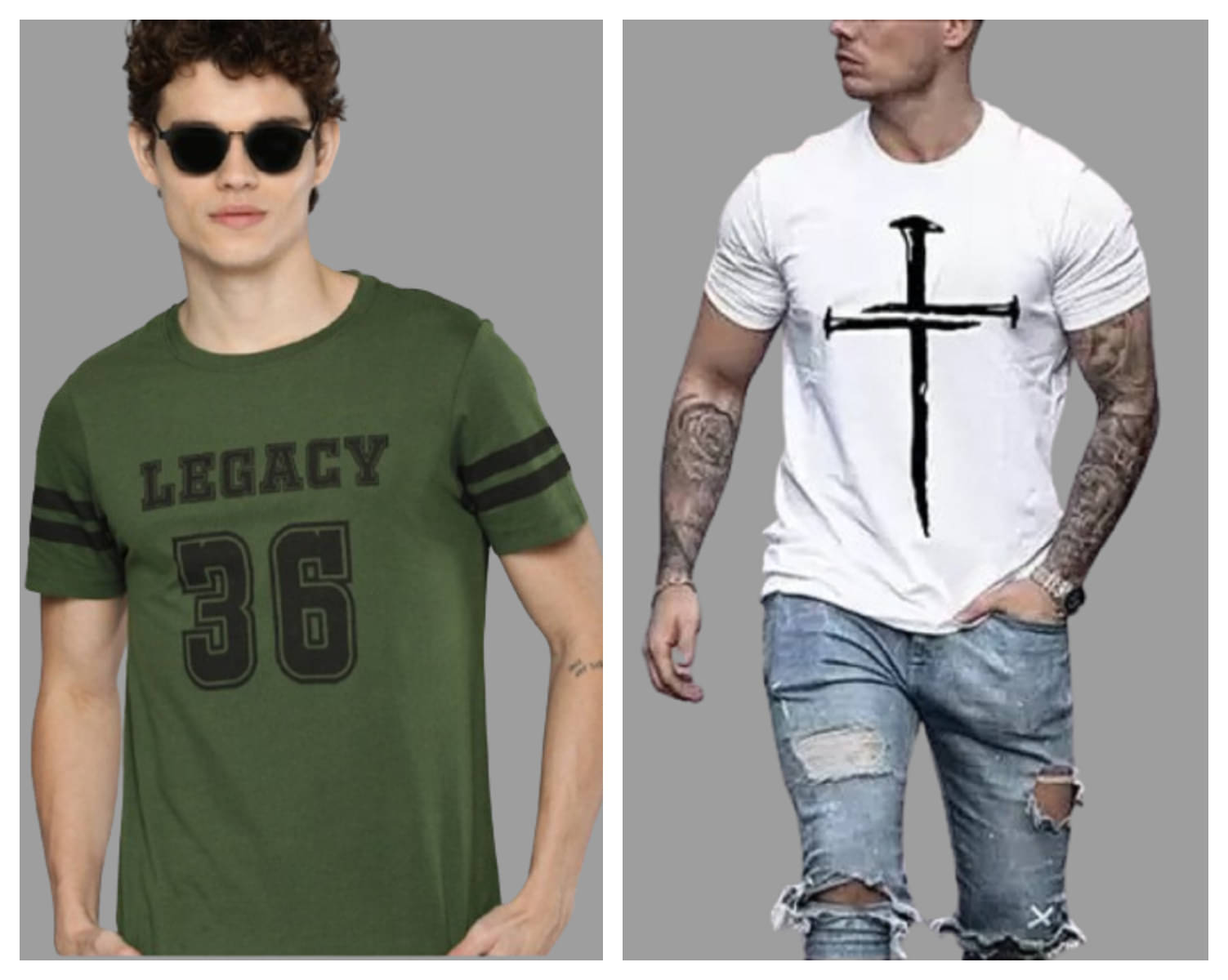 attitude start of fashion Polyester Regular Fit Printed Half Sleeves Men's Round T-Shirt - White ( Pack of 2 ) attitude start of fashion Polyester Regular Fit Printed Half Sleeves Men's Round T-Shirt - White ( Pack of 2 )