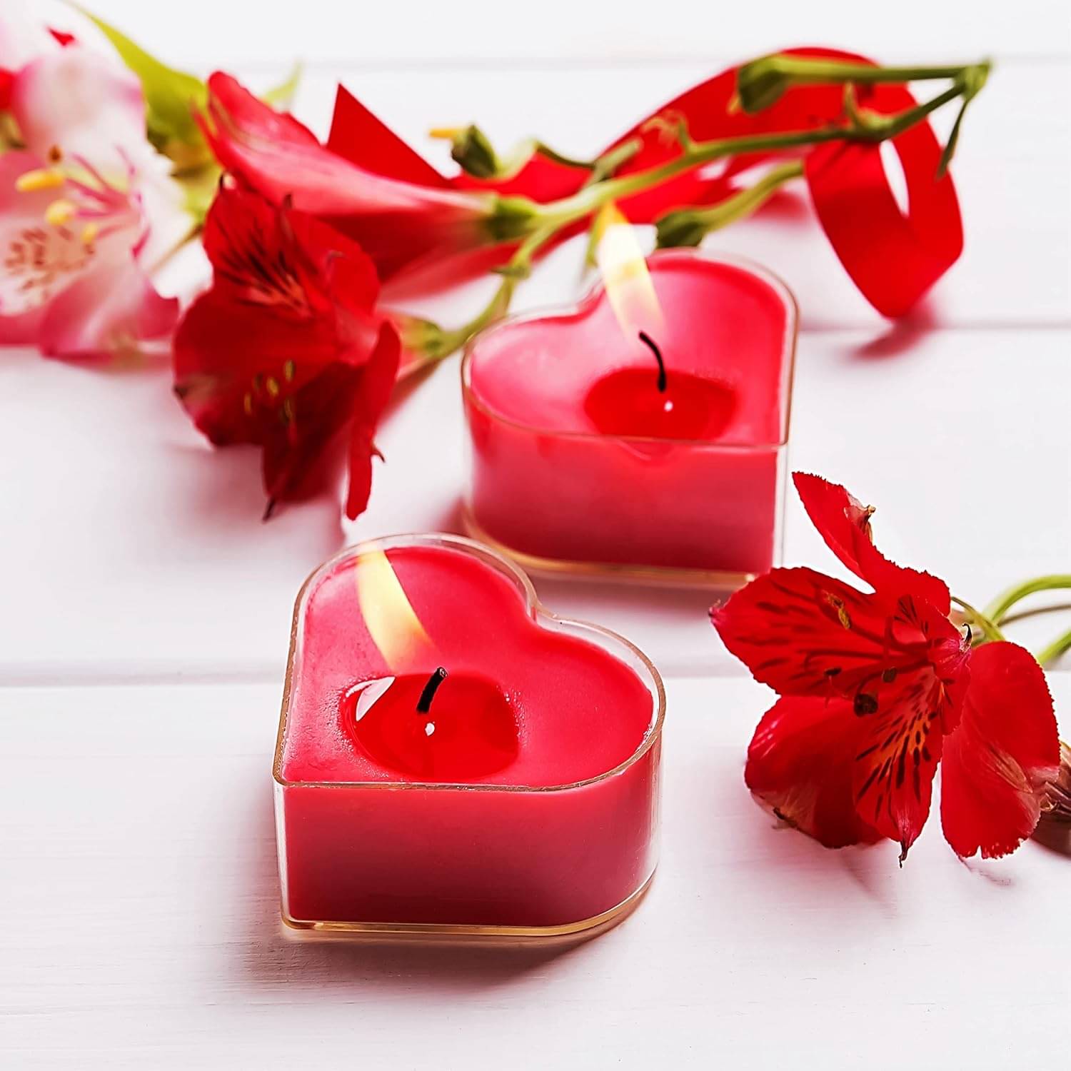     			AFAST Red Spice Wax Tea Light Candle 3 cm ( Pack of 2 )