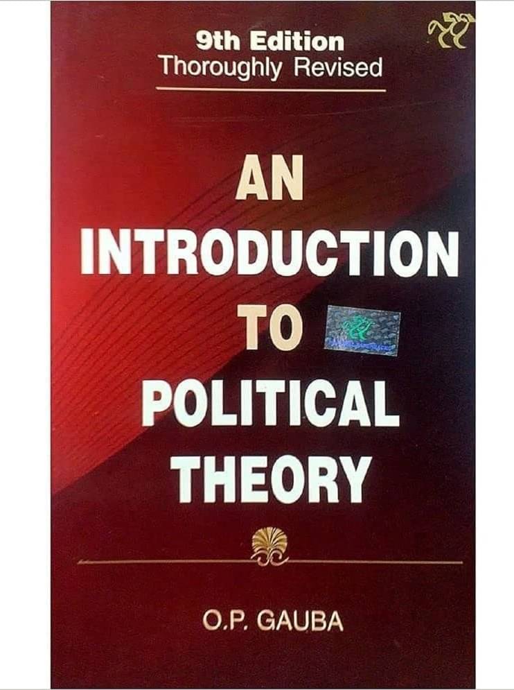 AN INTRODUCTION TO POLITICAL THEORY BY O.P GAUBA PAPERBACK ENGLISH EDITION 2023 Paperback – 1 January 2023 AN INTRODUCTION TO POLITICAL THEORY BY O.P GAUBA PAPERBACK ENGLISH EDITION 2023 Paperback – 1 January 2023