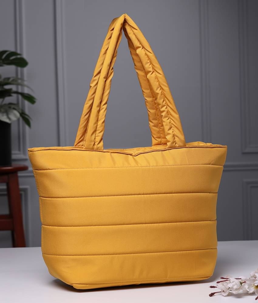     			Anekaant Handheld Bag Polyster Set of 1 ( Yellow )