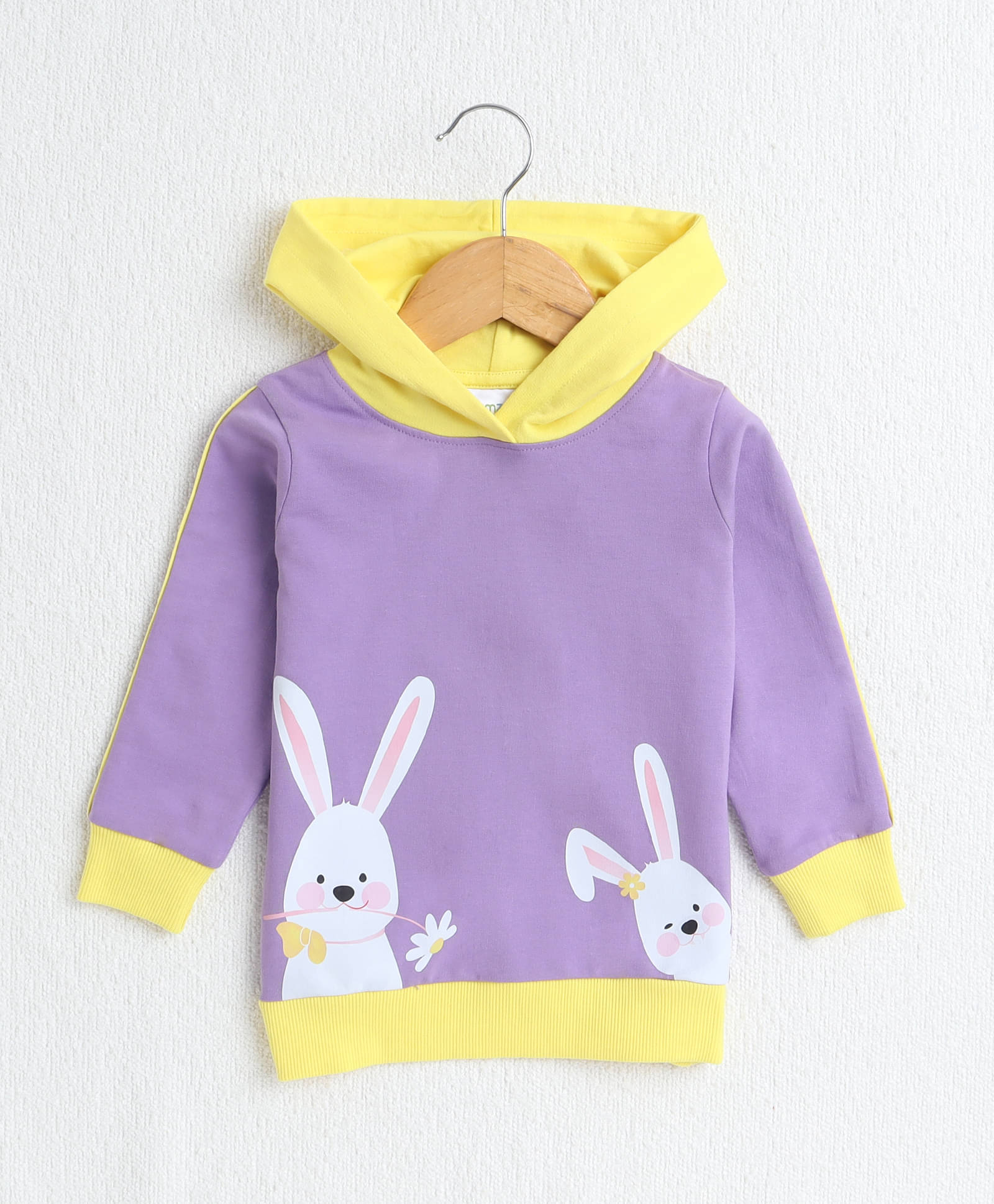     			BUMZEE Pack of 1 Baby Girl 100% Cotton Sweatshirt ( Yellow )