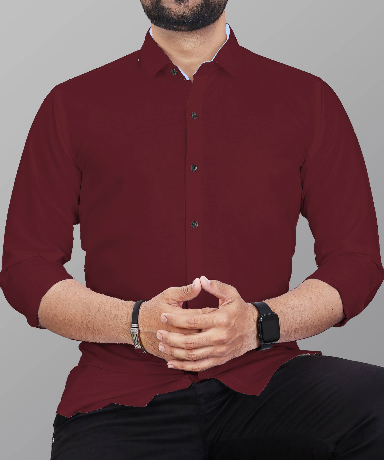 Bluedove Cotton Blend Regular Fit Solids Full Sleeves Men's Casual Shirt - Maroon ( Pack of 1 )     			Bluedove Cotton Blend Regular Fit Solids Full Sleeves Men's Casual Shirt - Maroon ( Pack of 1 )
