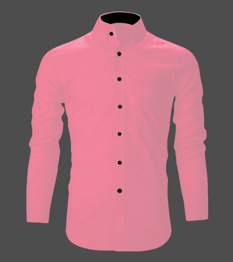 Bluedove Cotton Blend Regular Fit Solids Full Sleeves Men's Casual Shirt - Pink ( Pack of 1 )     			Bluedove Cotton Blend Regular Fit Solids Full Sleeves Men's Casual Shirt - Pink ( Pack of 1 )