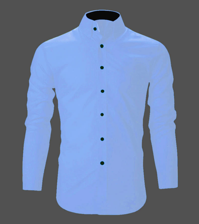 Bluedove Cotton Blend Regular Fit Solids Full Sleeves Men's Casual Shirt - Light Blue ( Pack of 1 ) Bluedove Cotton Blend Regular Fit Solids Full Sleeves Men's Casual Shirt - Light Blue ( Pack of 1 )