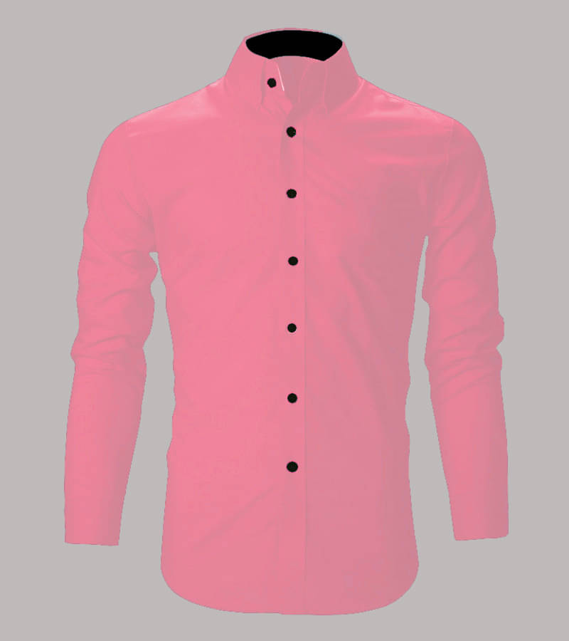 Bluedove Cotton Blend Regular Fit Solids Full Sleeves Men's Casual Shirt - Pink ( Pack of 1 ) Bluedove Cotton Blend Regular Fit Solids Full Sleeves Men's Casual Shirt - Pink ( Pack of 1 )