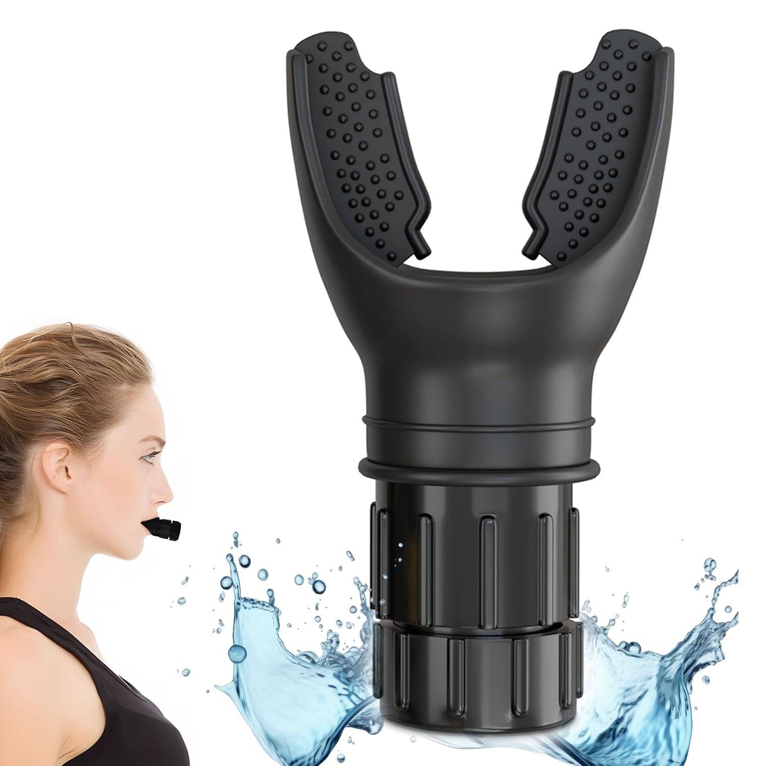 Breathing Trainer, Lung Capacity Exercise Device and Lung Exerciser for Respiratory Muscle Exercise and Increased Sports Breathing Fitness Lungs Exercise Equipment Men and Women Breathing Trainer, Lung Capacity Exercise Device and Lung Exerciser for Respiratory Muscle Exercise and Increased Sports Breathing Fitness Lungs Exercise Equipment Men and Women