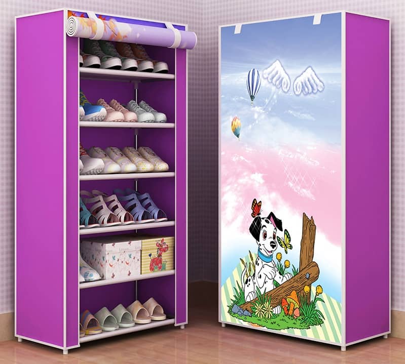 CMerchants Metal More Than 5 Tier Shoe Rack Multi Color