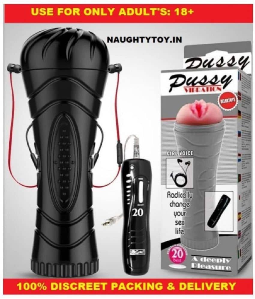 CRAZYNYT - Masturbator MASTURBATOR WITH 20 VIBRATION AND GIRL MOANING SOUND WITH FREE EAR PHONES