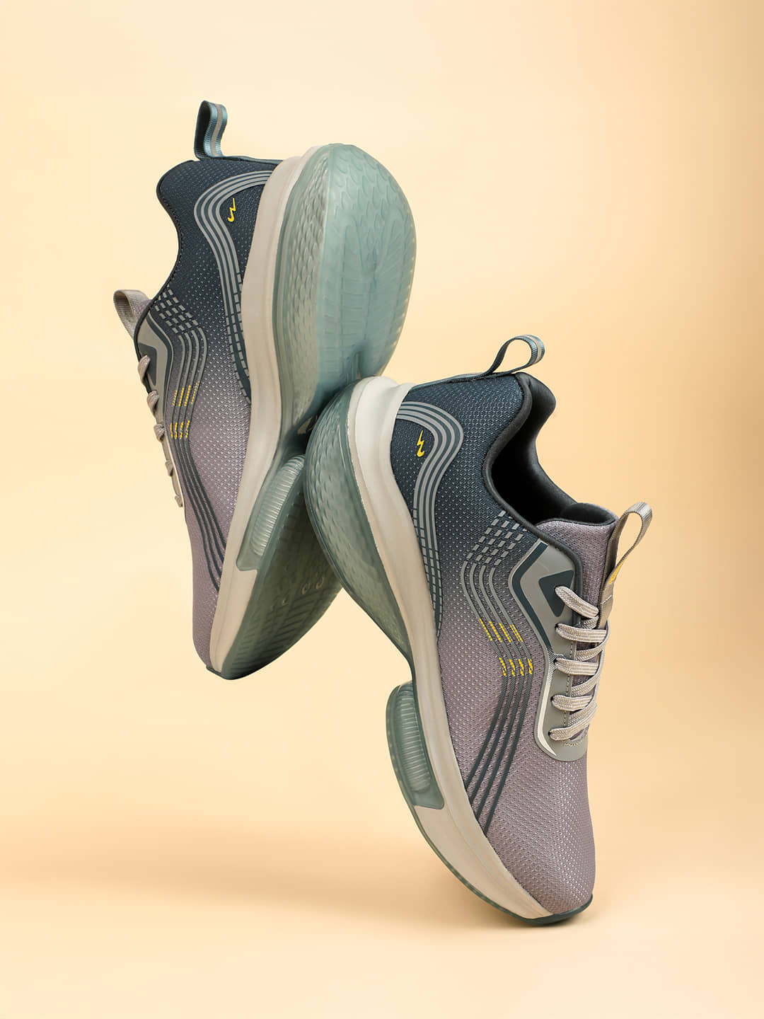 Campus LAM Black Men's Sports Running Shoes