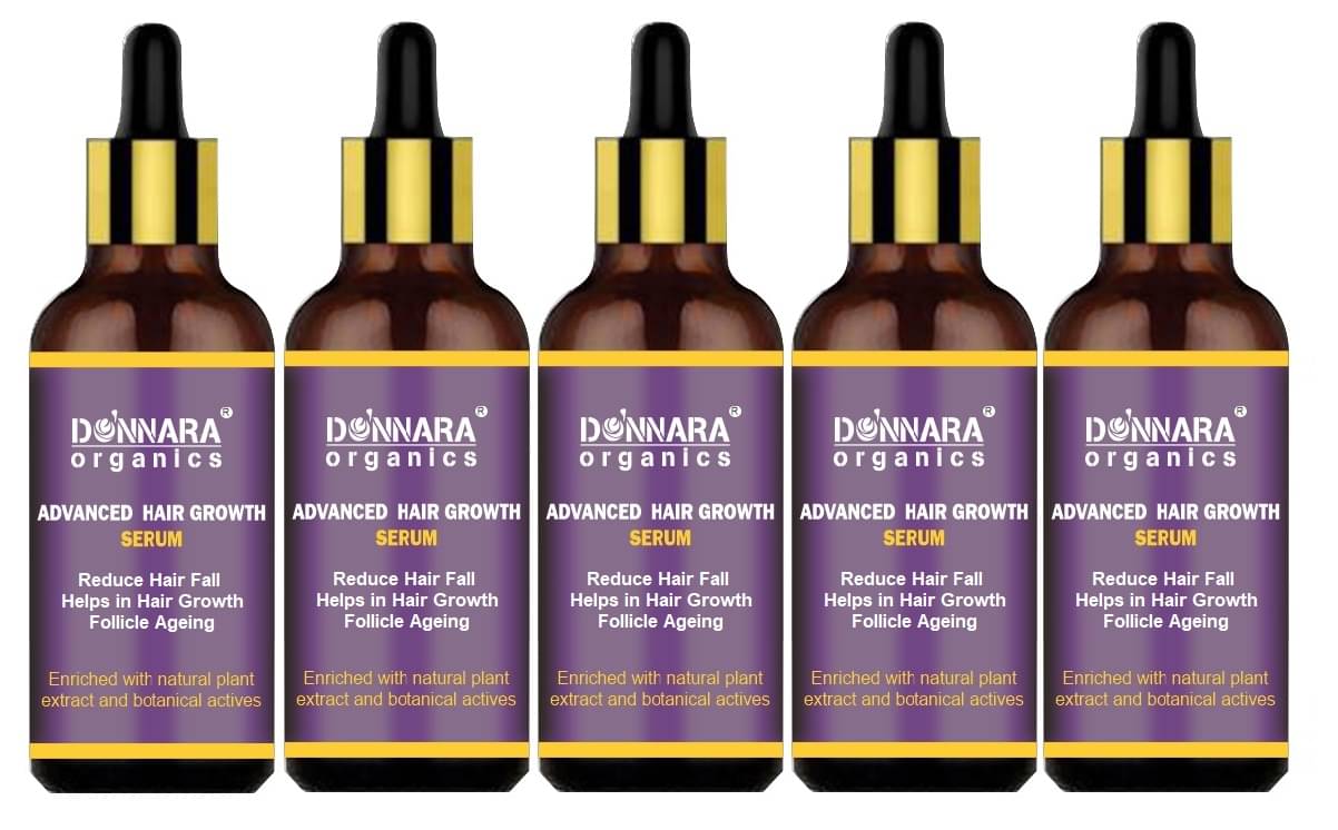 Donnara Organics Hair Serum Hair Serum 30 mL Pack of 5 Donnara Organics Hair Serum Hair Serum 30 mL Pack of 5