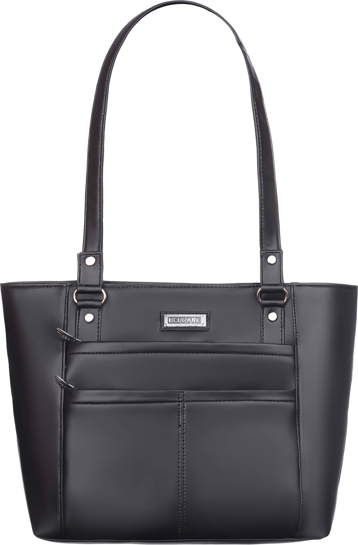     			Elegant Shoulder Bag PU Set of 1 ( Black )