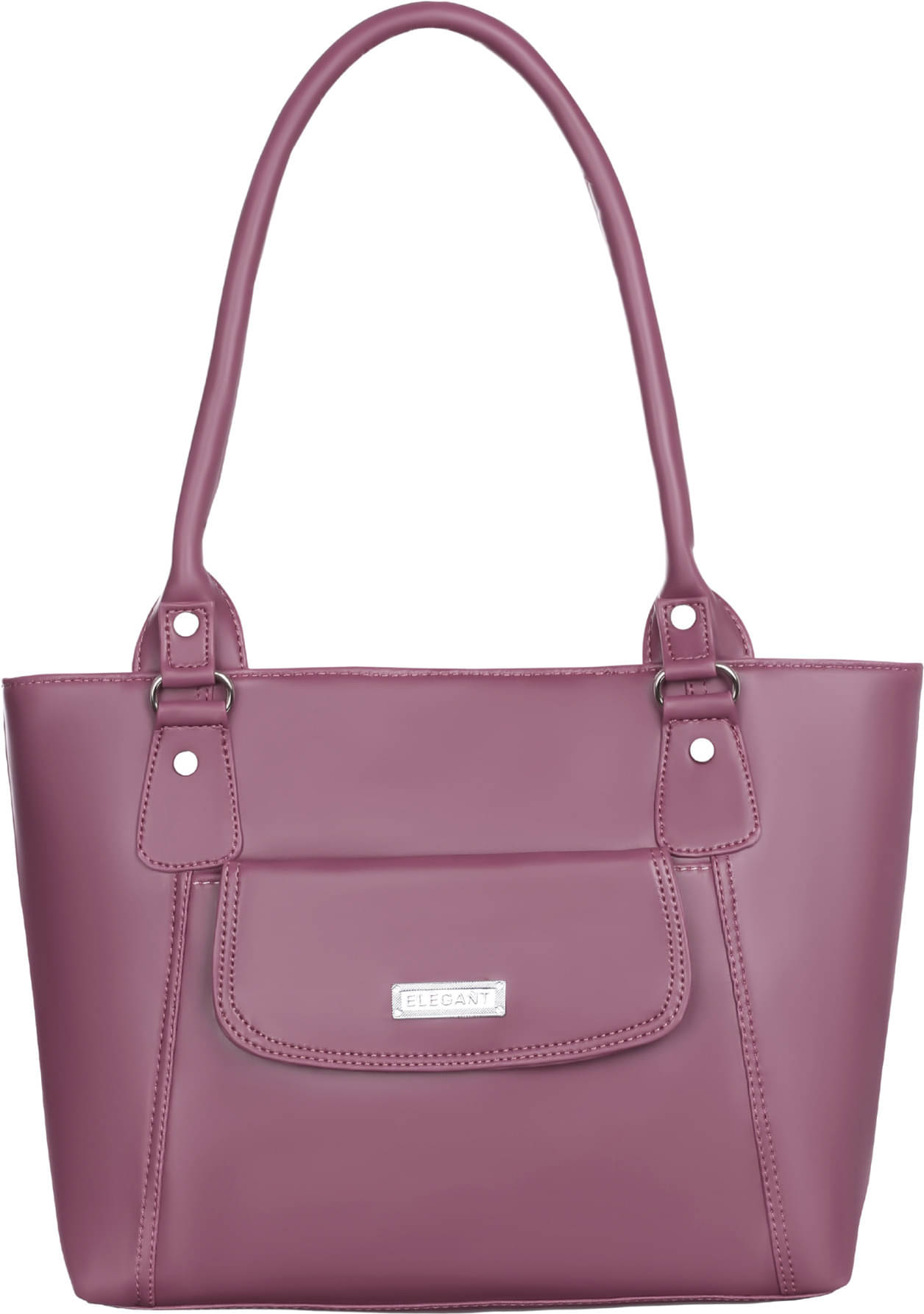     			Elegant Shoulder Bag PU Set of 1 ( Purple )