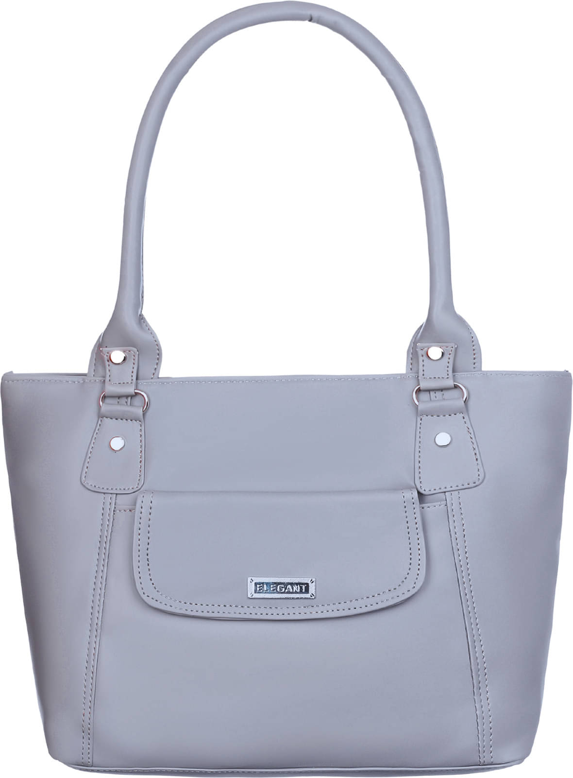     			Elegant Shoulder Bag PU Set of 1 ( Light Grey )
