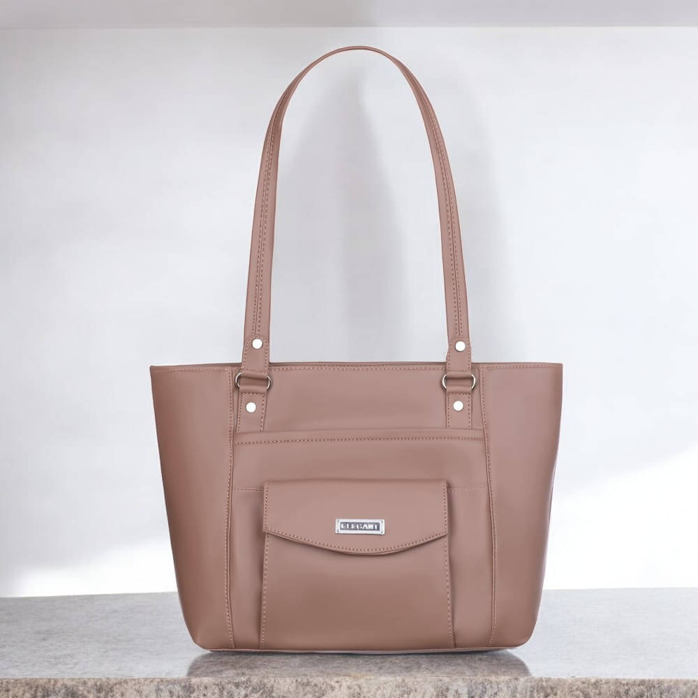     			Elegant Shoulder Bag PU Set of 1 ( Rose Gold )