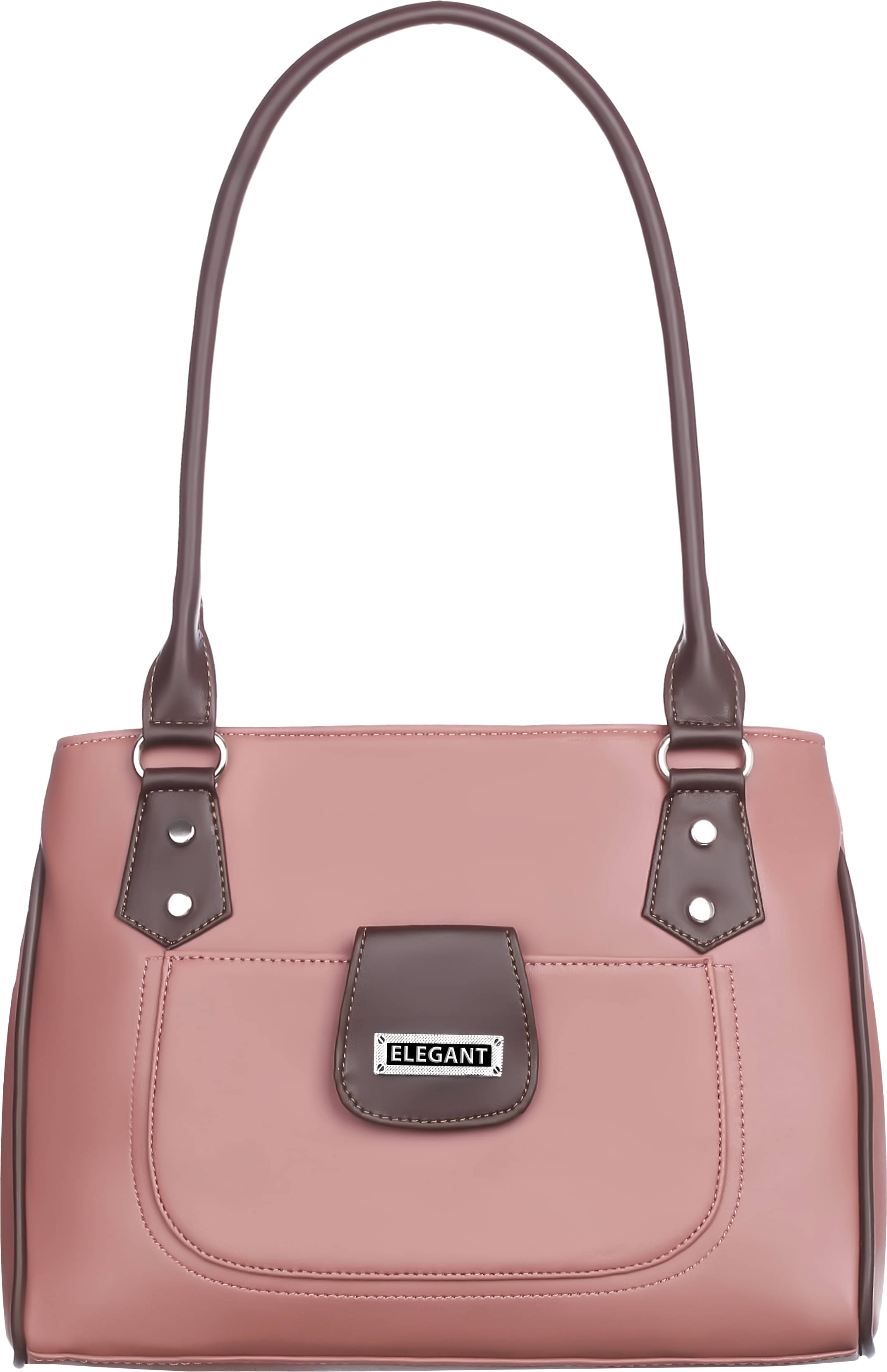     			Elegant Shoulder Bag PU Set of 1 ( Rose Gold )
