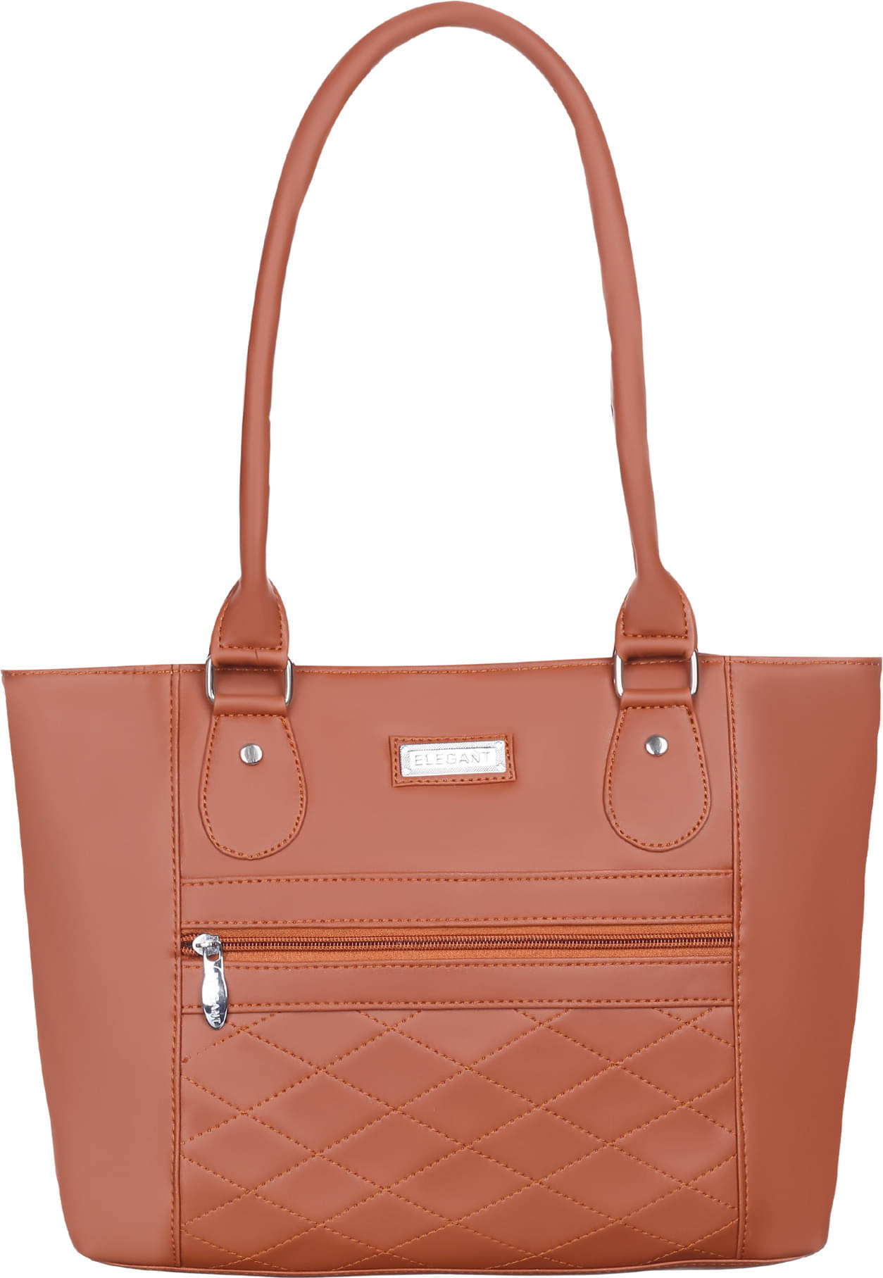     			Elegant Shoulder Bag PU Set of 1 ( Tan )