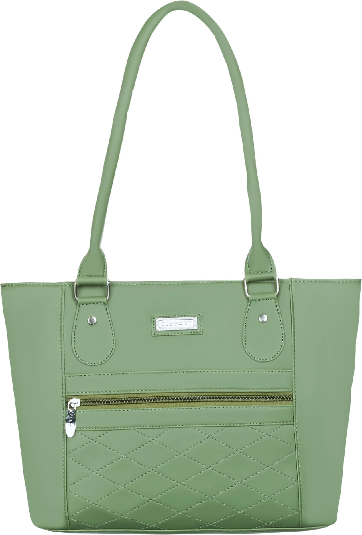     			Elegant Shoulder Bag PU Set of 1 ( Green )