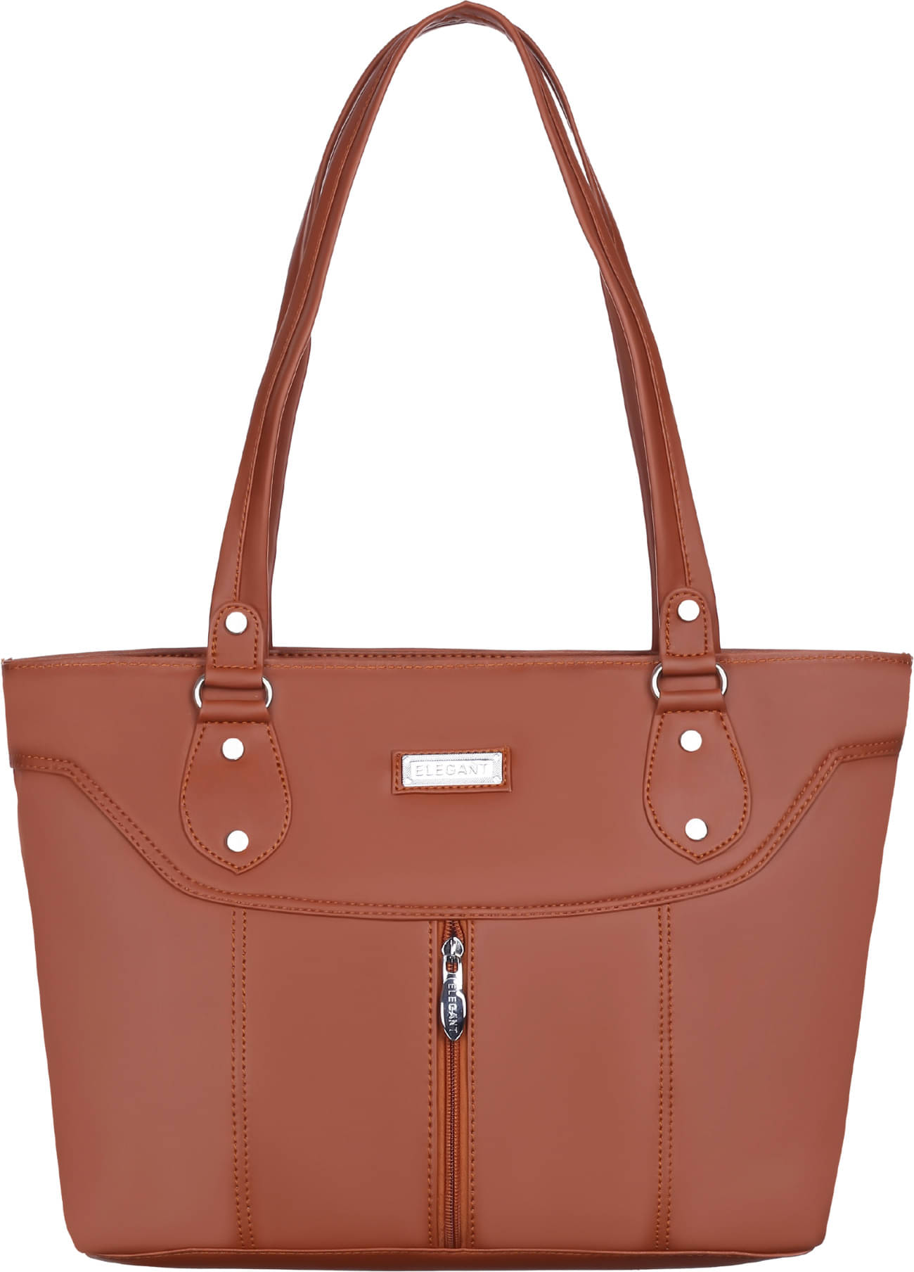    			Elegant Shoulder Bag PU Set of 1 ( Tan )