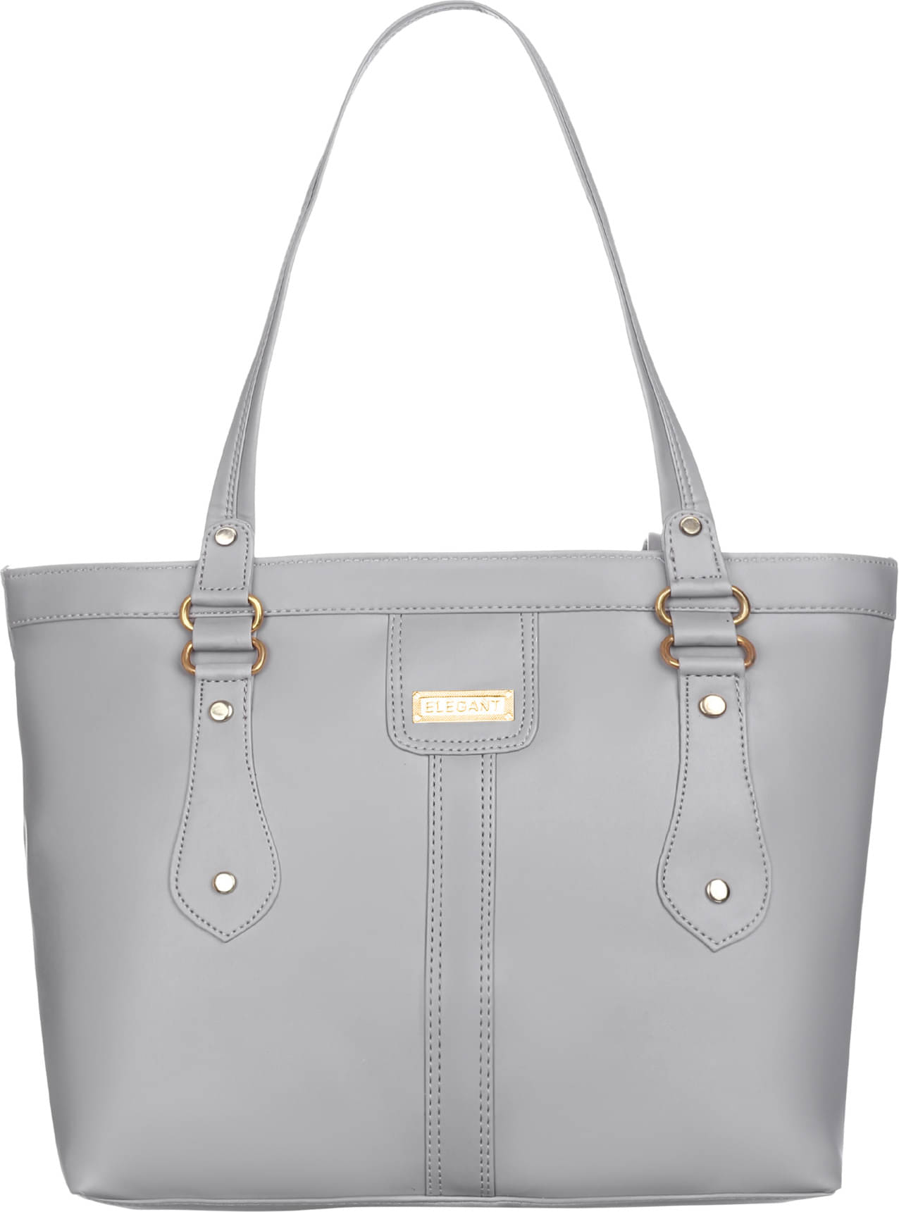     			Elegant Shoulder Bag PU Set of 1 ( Light Grey )