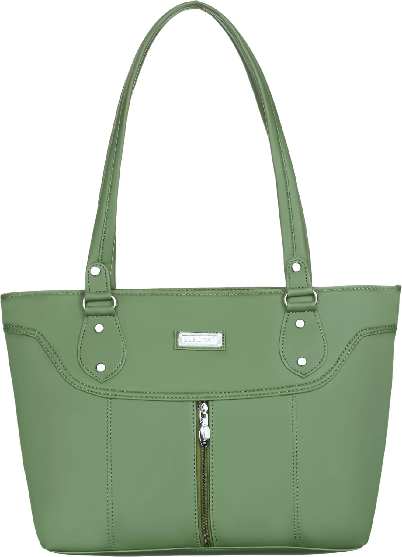     			Elegant Shoulder Bag PU Set of 1 ( Green )
