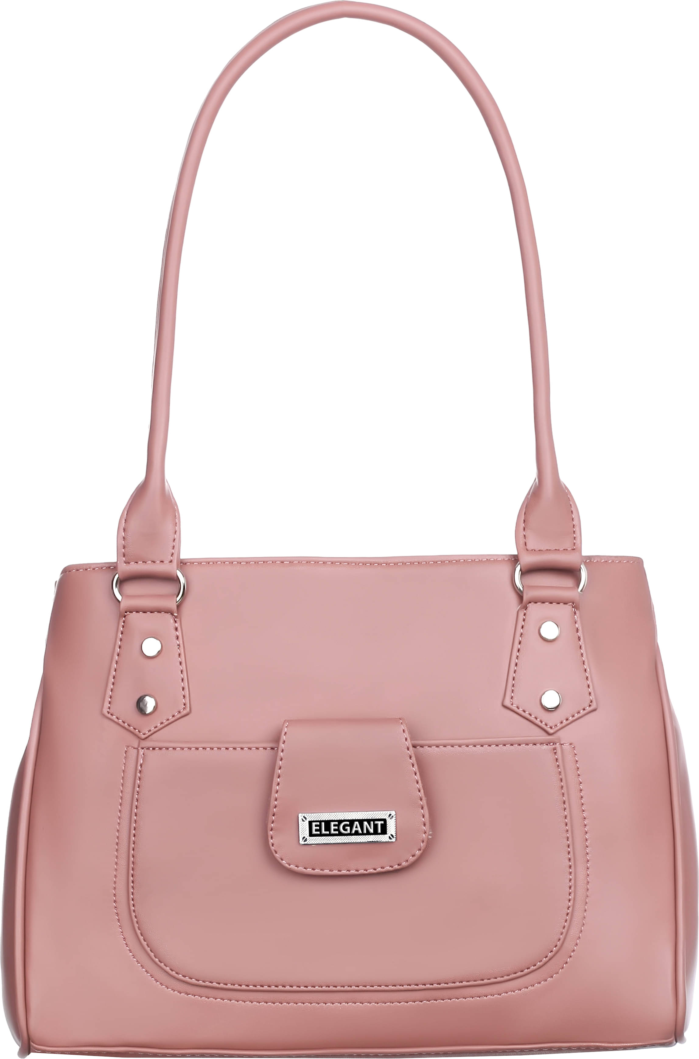     			Elegant Shoulder Bag PU Set of 1 ( Rose Gold )