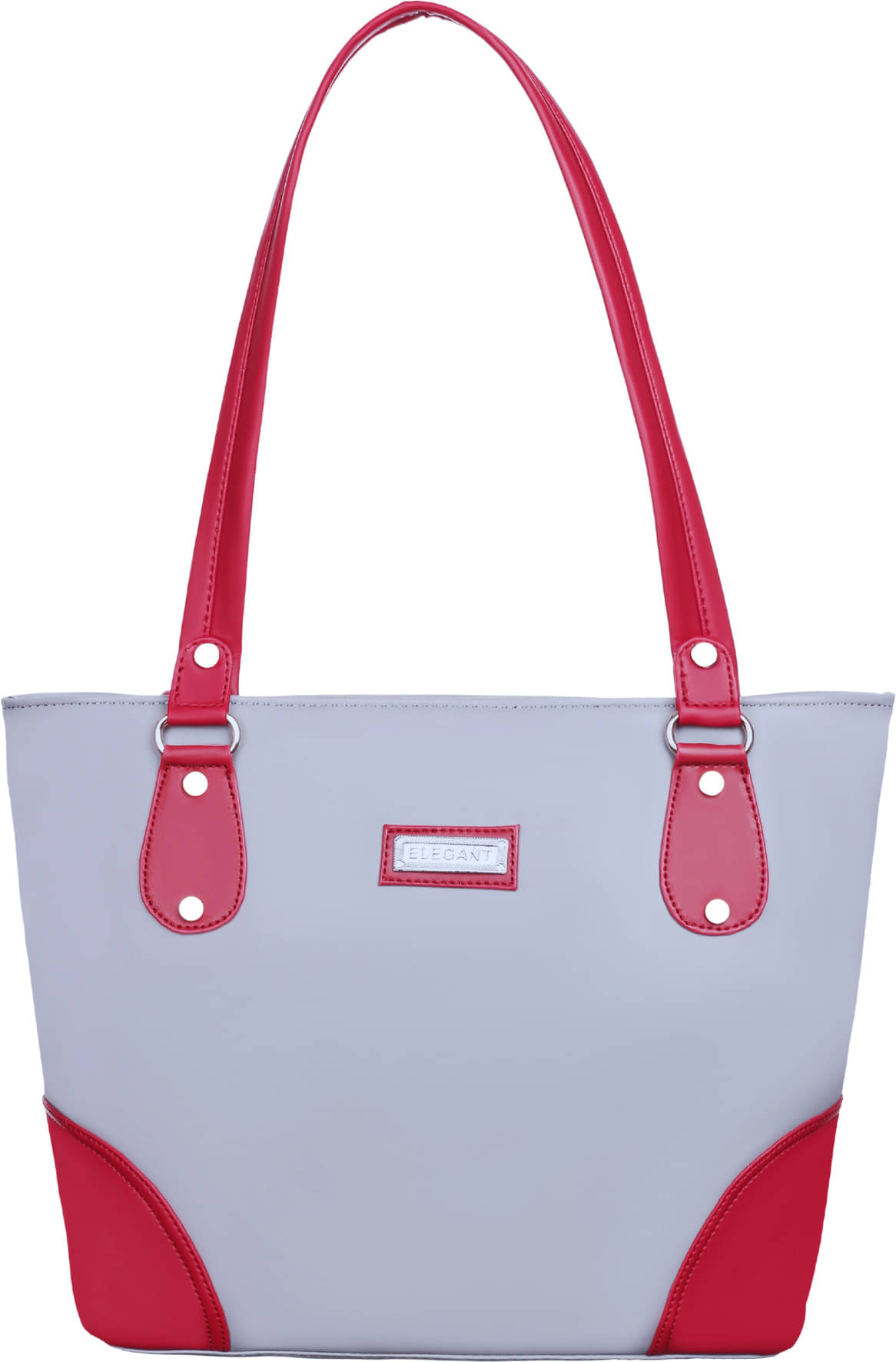     			Elegant Shoulder Bag PU Set of 1 ( Light Grey )