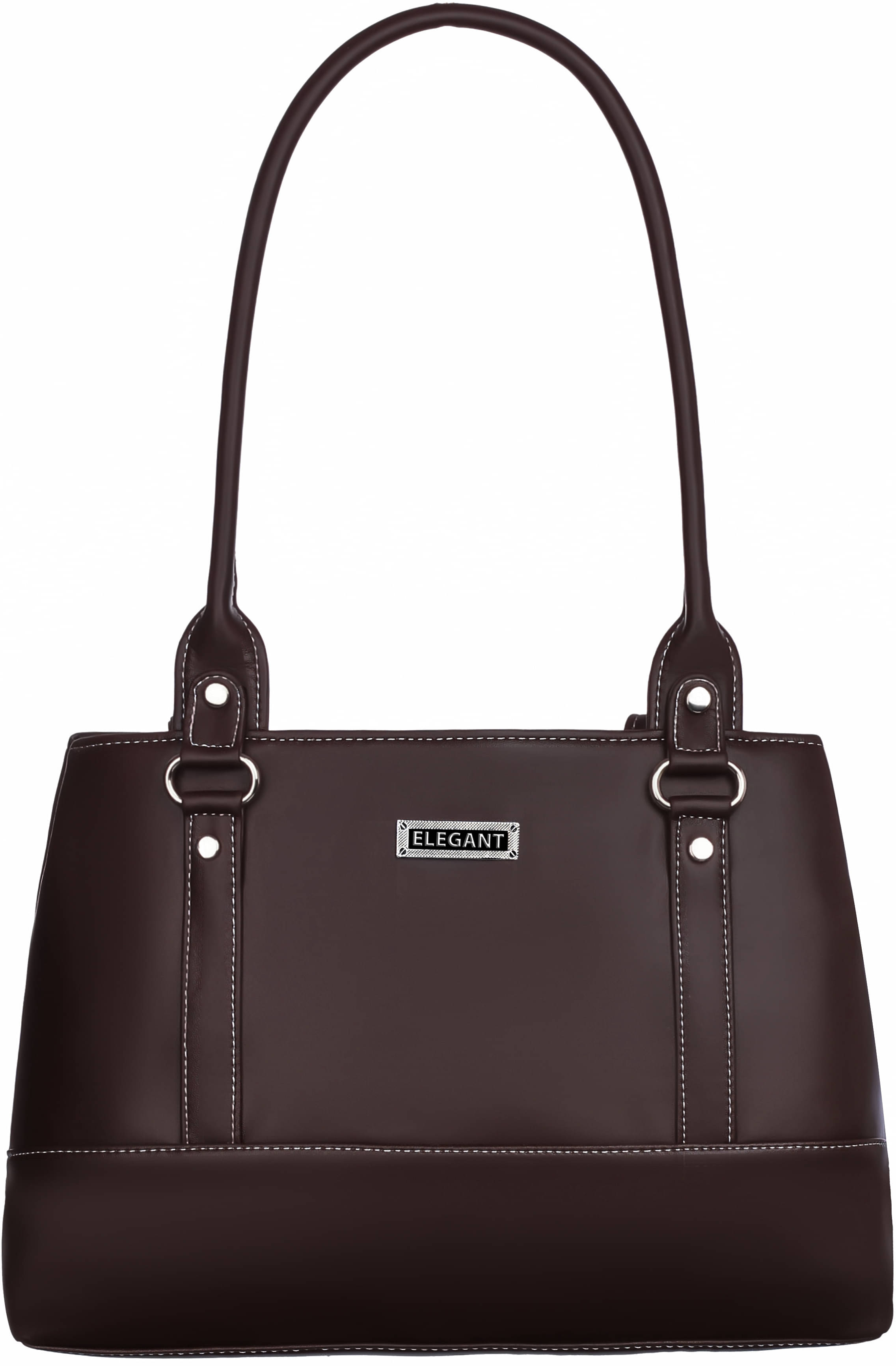     			Elegant Shoulder Bag PU Set of 1 ( Brown )
