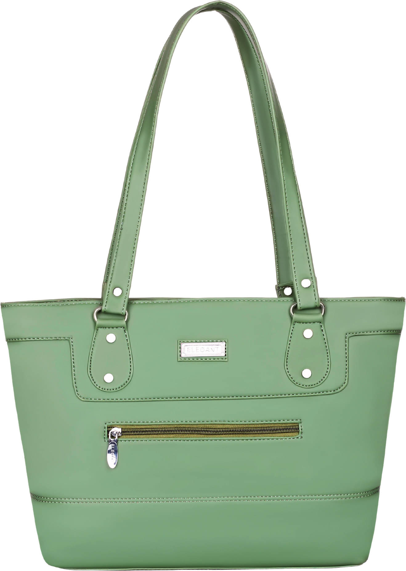     			Elegant Shoulder Bag PU Set of 1 ( Green )