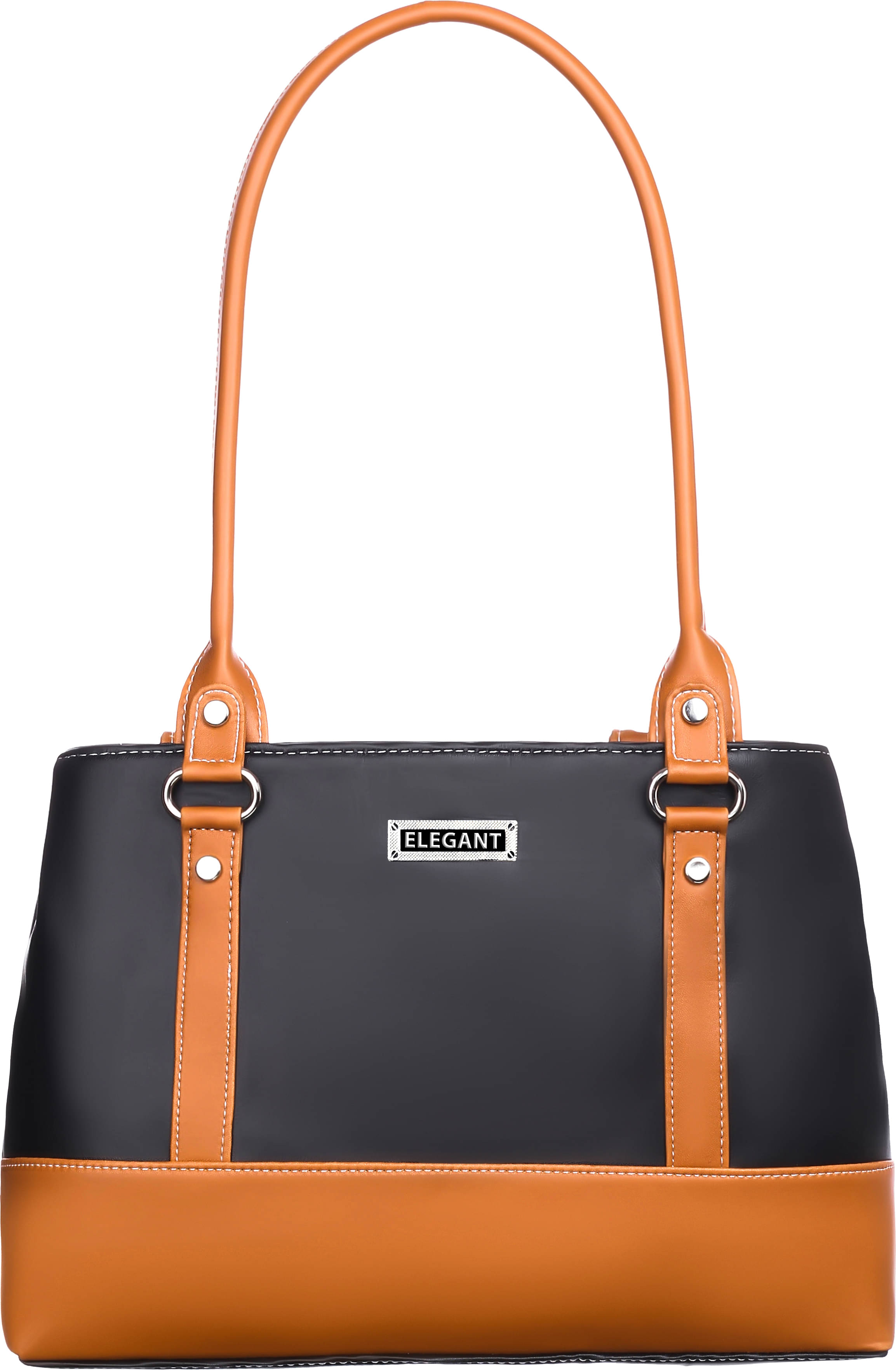     			Elegant Shoulder Bag PU Set of 1 ( Black )