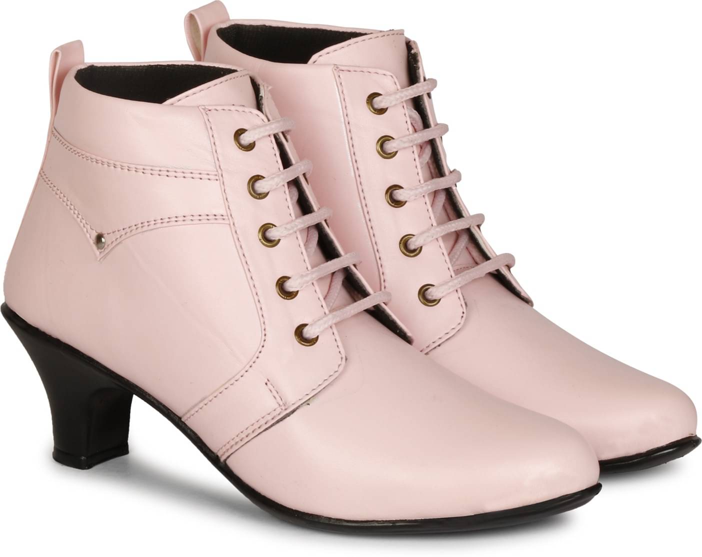     			Fashimo Pink Women's Ankle Length Boots