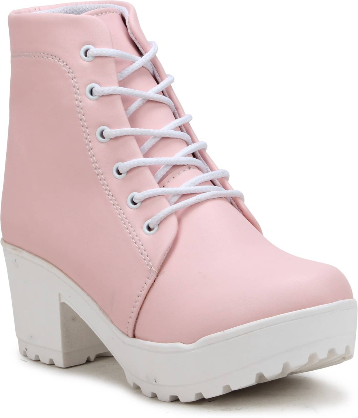     			Fashimo Pink Women's Ankle Length Boots