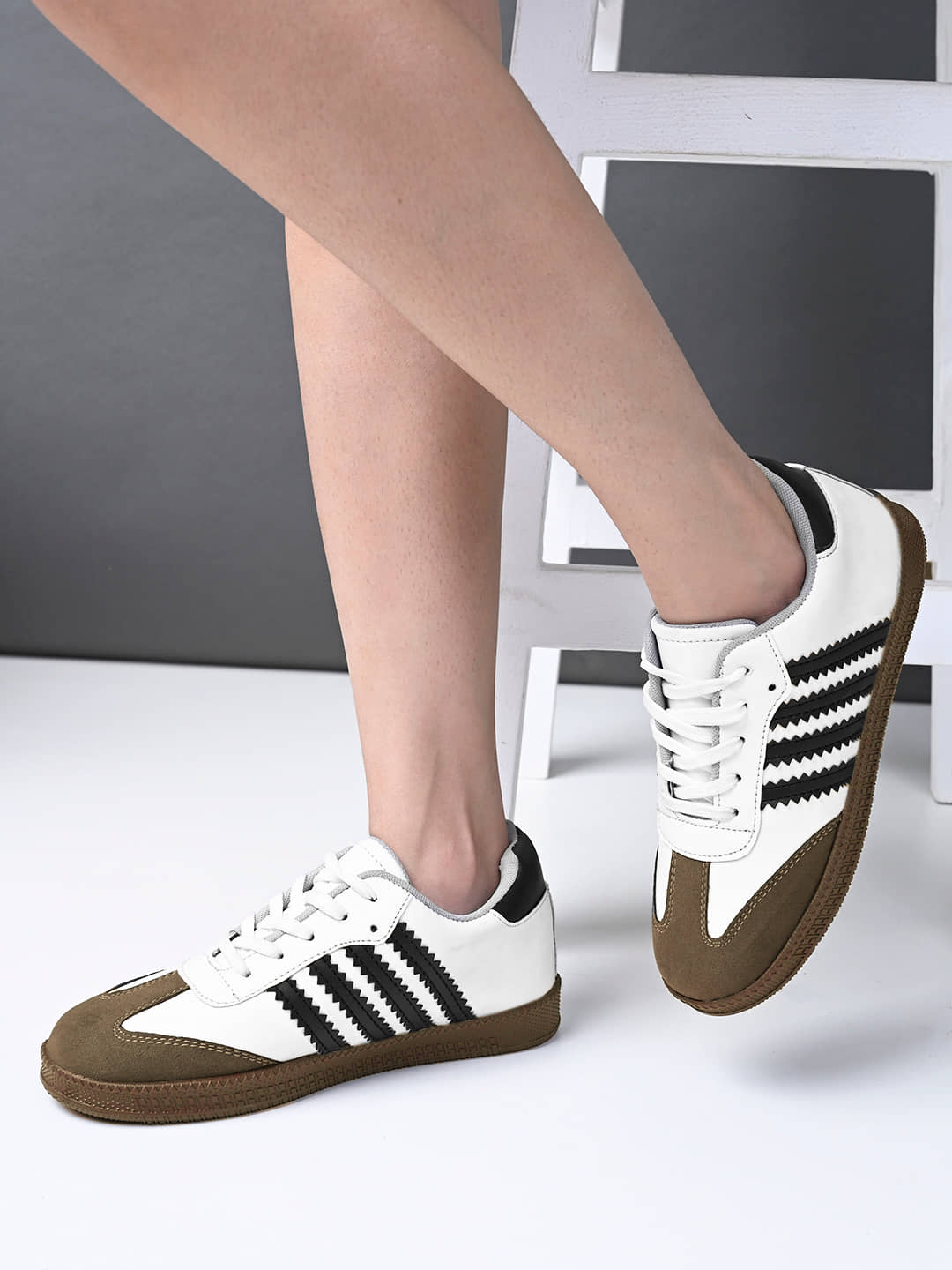 Fashion Victim White Women's Sneakers - Casual Shoes | Buy online on ZillyBuy