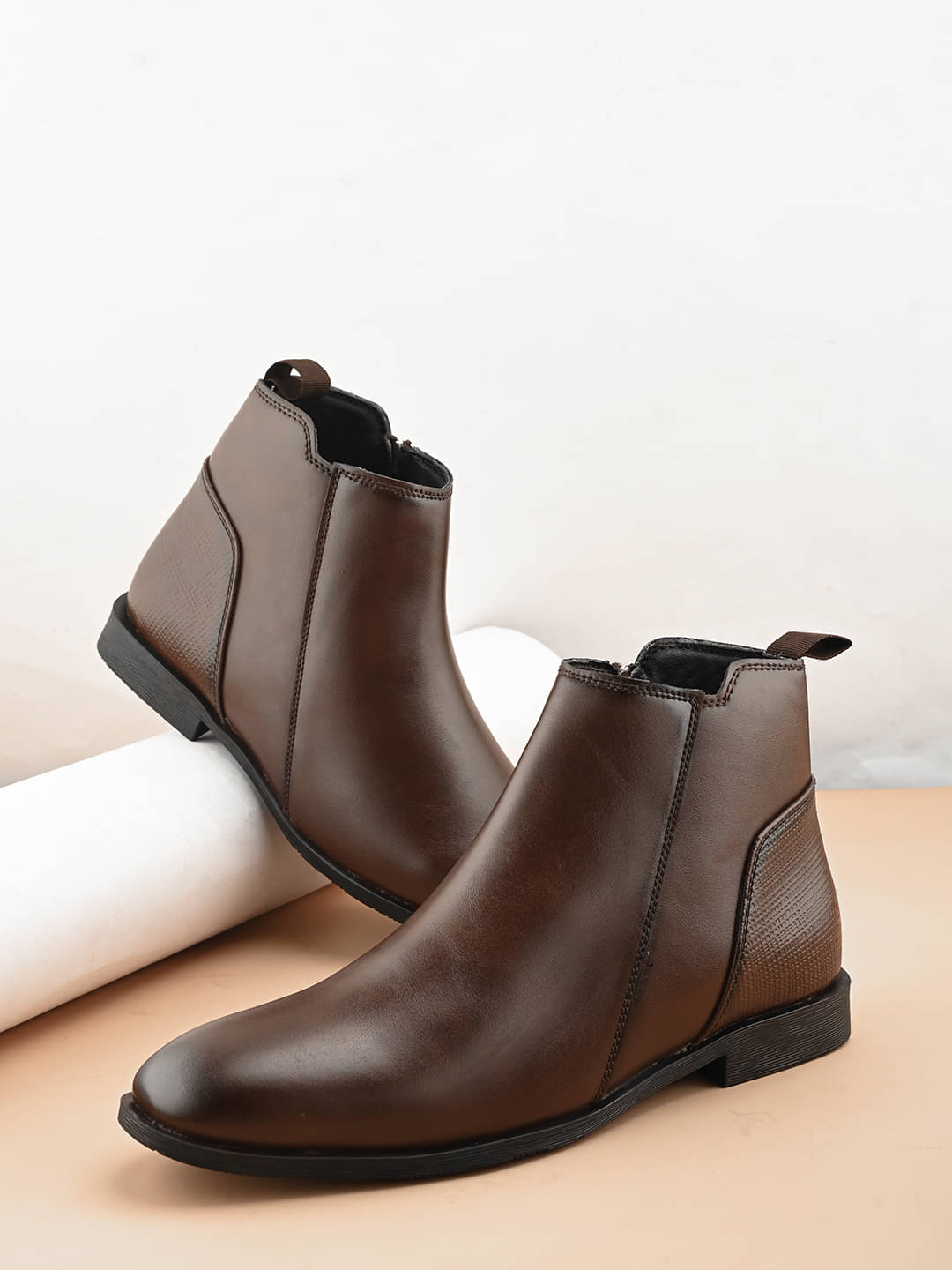     			Fentacia Brown Men's Chelsea Boots