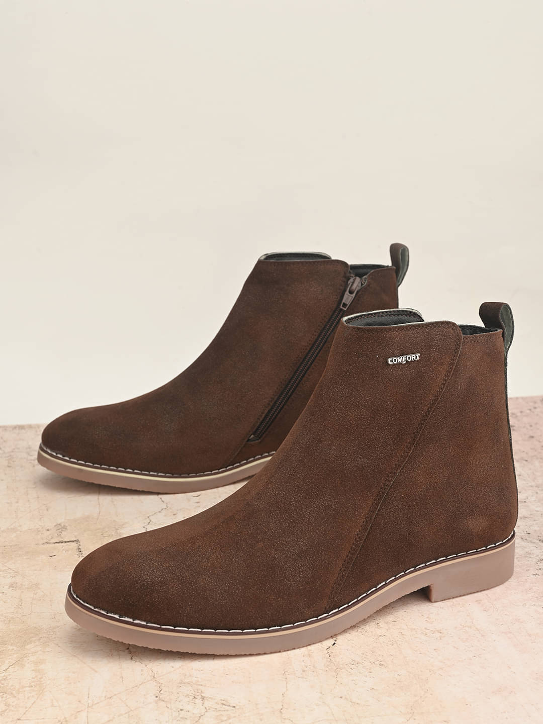     			Fentacia MEN CASUAL SHOES Brown Men's High Tops Shoes