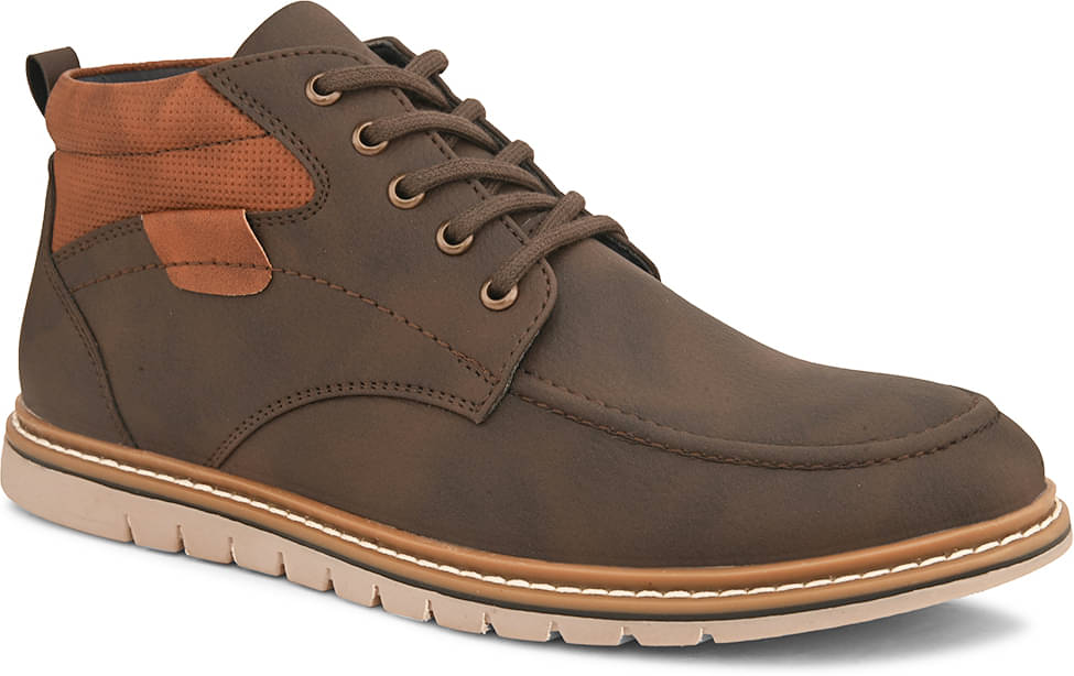     			Fentacia MEN CASUAL SHOES Brown Men's Outdoor Shoes