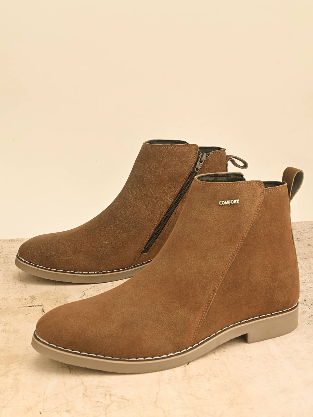 Fentacia MEN CASUAL SHOES tan Men's High Tops Shoes     			Fentacia MEN CASUAL SHOES tan Men's High Tops Shoes