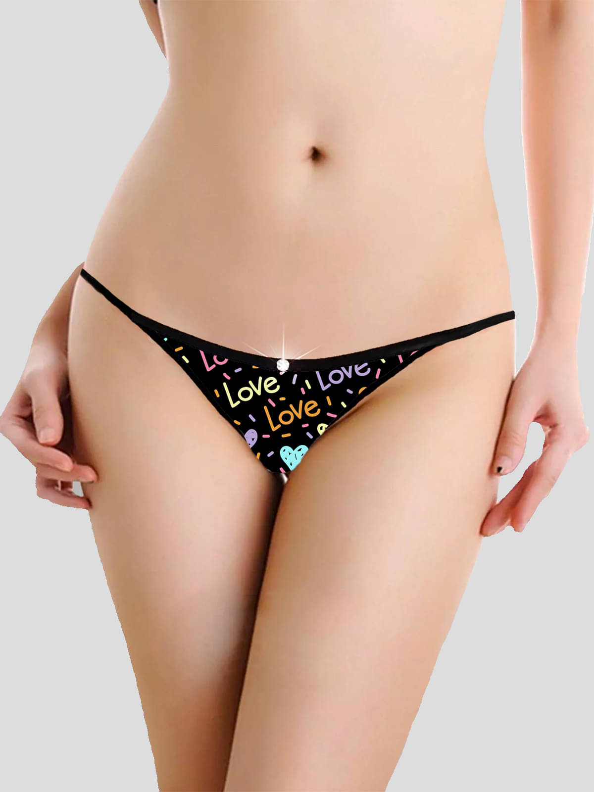 Finian Pack of 1 Poly Cotton G-Strings For Women ( Multicolor4 ) Finian Pack of 1 Poly Cotton G-Strings For Women ( Multicolor4 )