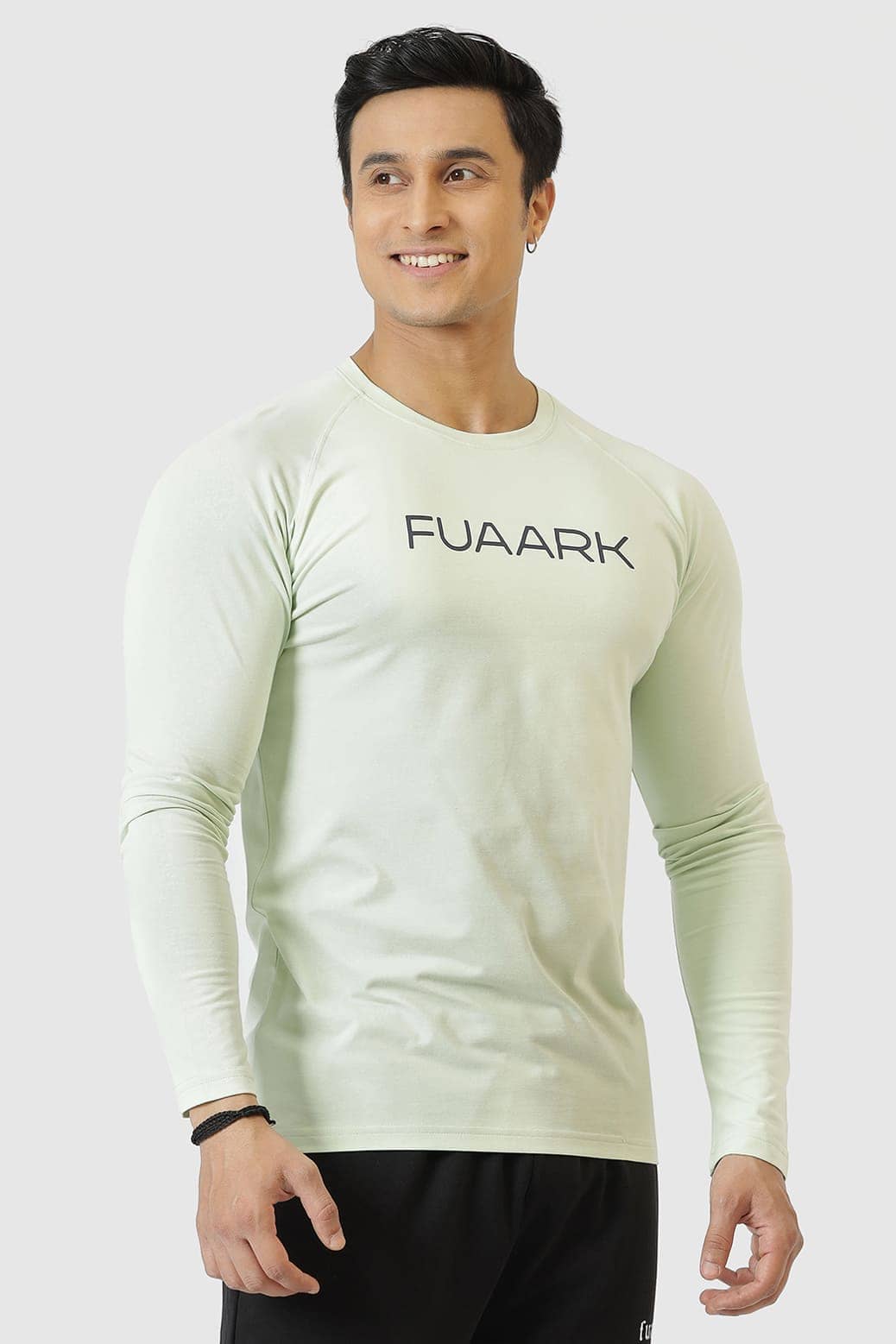 Fuaark Teal Cotton Slim Fit Men's Sports T-Shirt ( Pack of 1 )